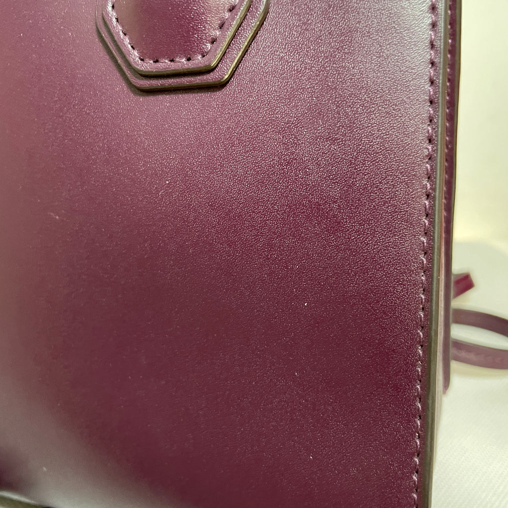Michael Kors Purple Leather Star Studded Mercer Satchel | Pre Loved |