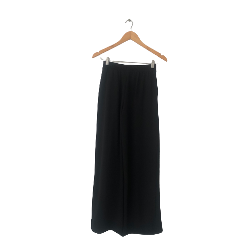 Bershka Black Wide Leg Pants | Gently Used |
