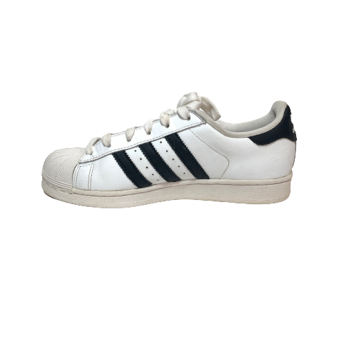 Adidas Women's Black & White Superstar Shoes | Gently Used |
