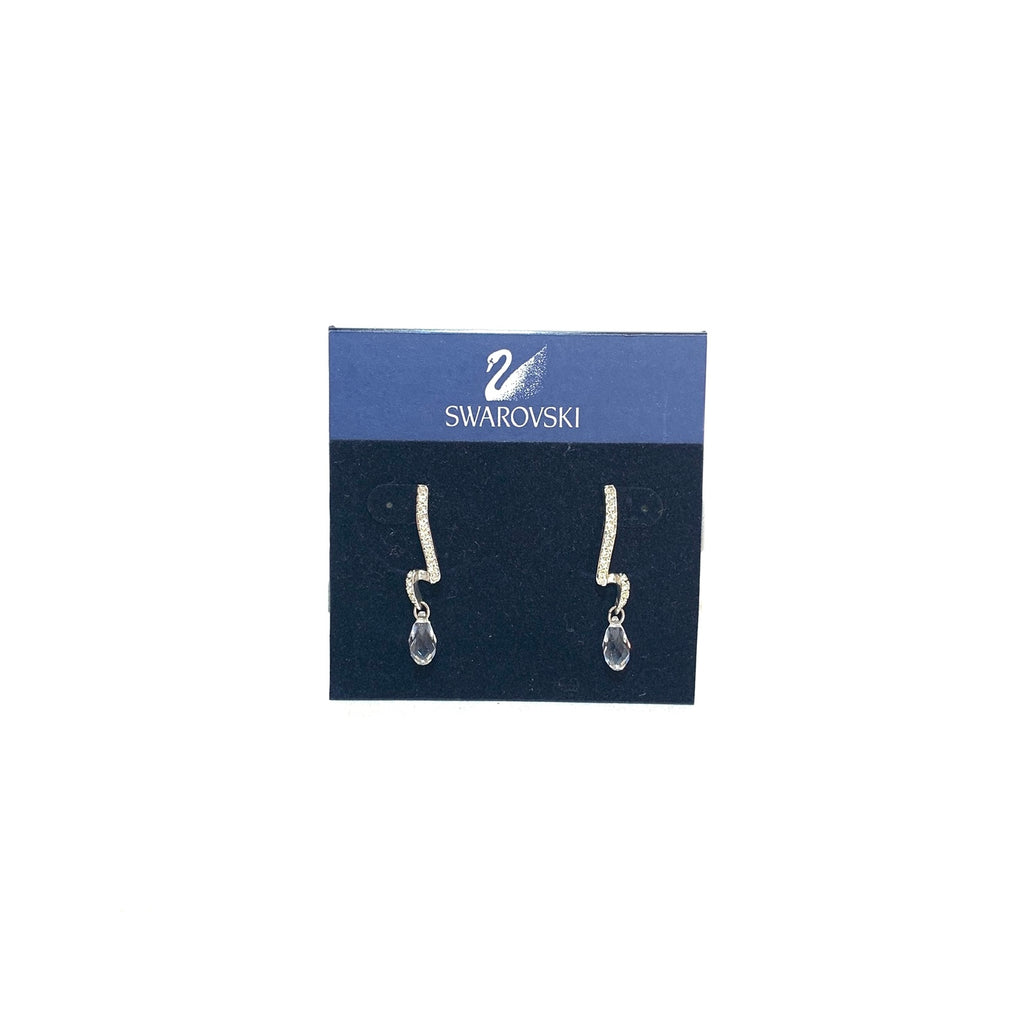 Swarovski Crystal Rhinestone 697357 Drop Earrings | Brand New |
