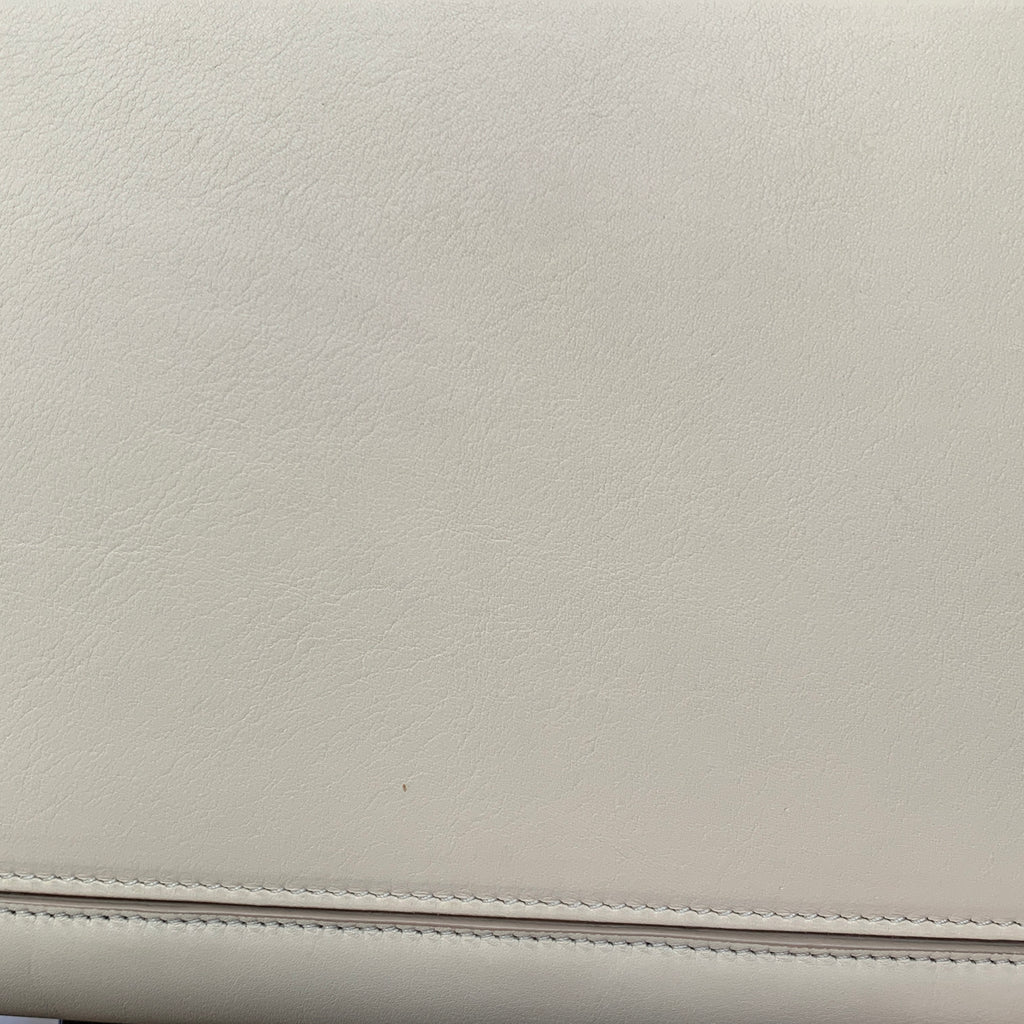 Celine Black & Cream Leather 'Ring' Tote | Gently Used |