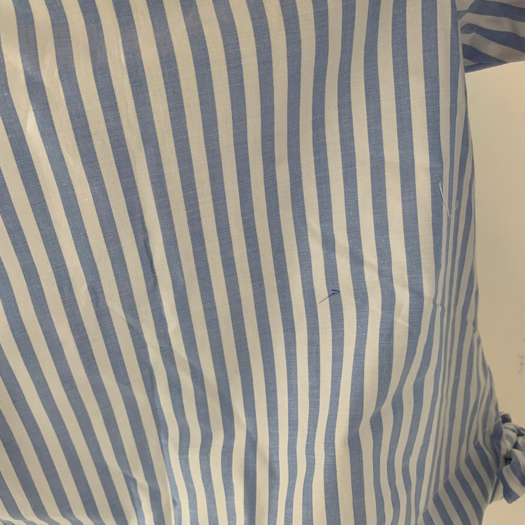 Sapphire West Blue & White Striped Top | Brand New |