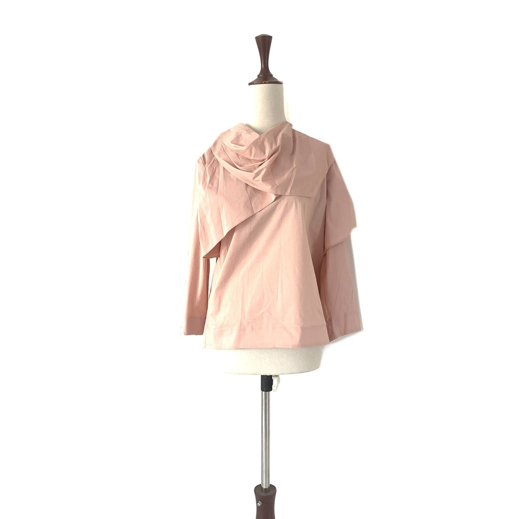 COS Light Pink Cowl Neck Top | Gently Used |