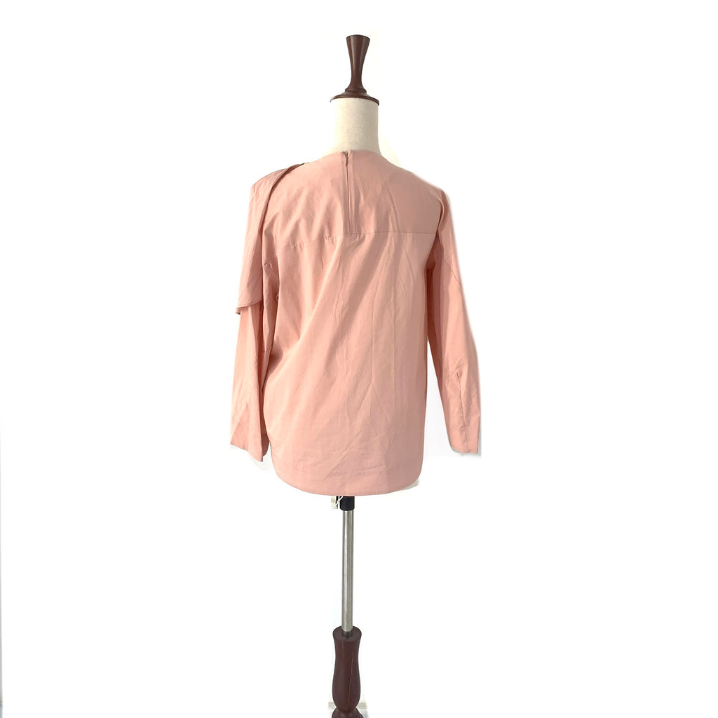 COS Light Pink Cowl Neck Top | Gently Used |