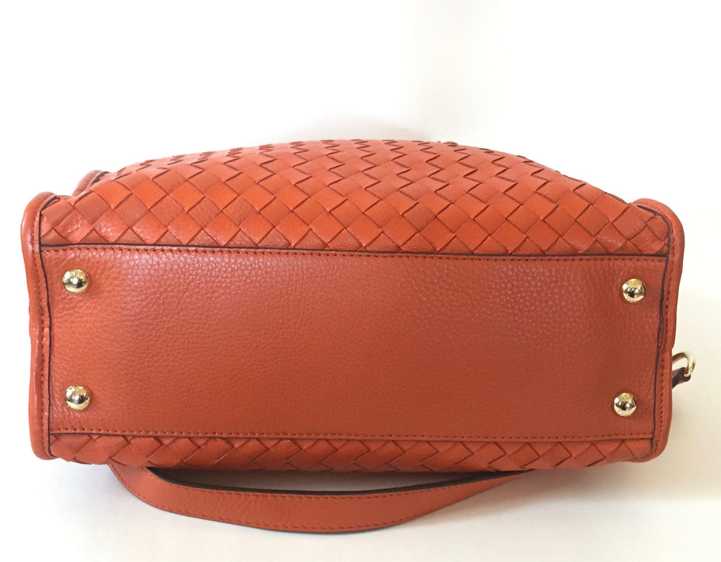 Michael Kors Orange Quilted Leather Hamilton Bag | Gently Used | - Secret Stash