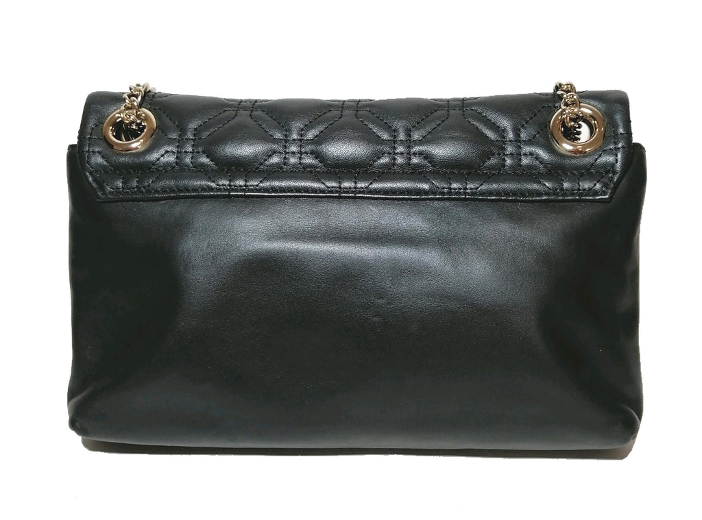 Kate Spade Black Quilted Leather Shoulder Bag 