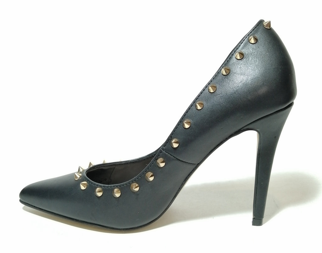 ALDO Ocearien Black & Gold Studded Pumps