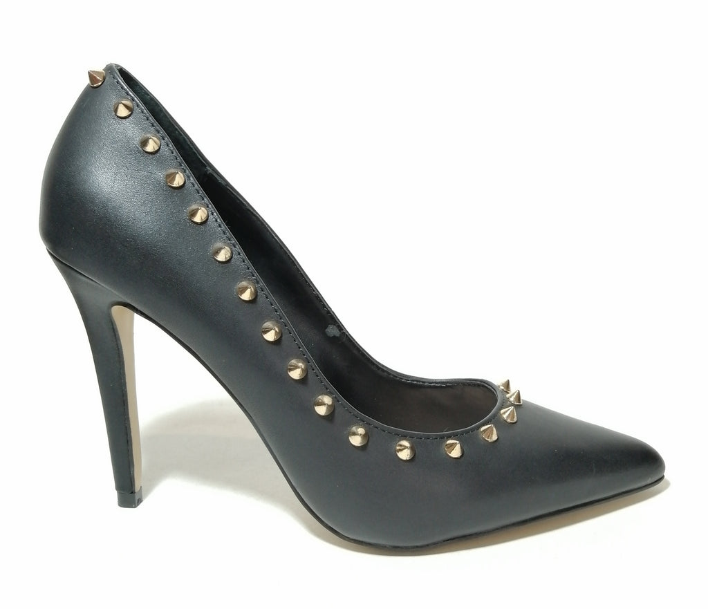 ALDO Ocearien Black & Gold Studded Pumps