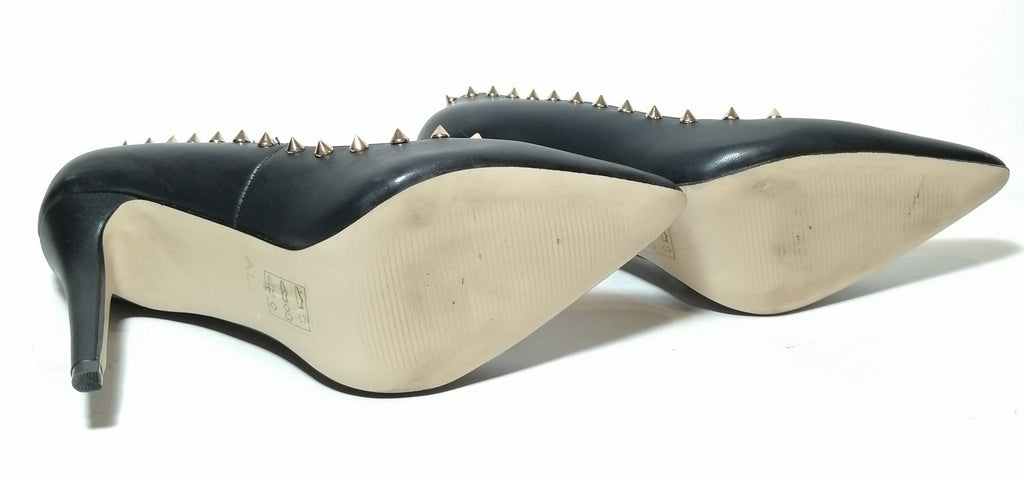 ALDO Ocearien Black & Gold Studded Pumps