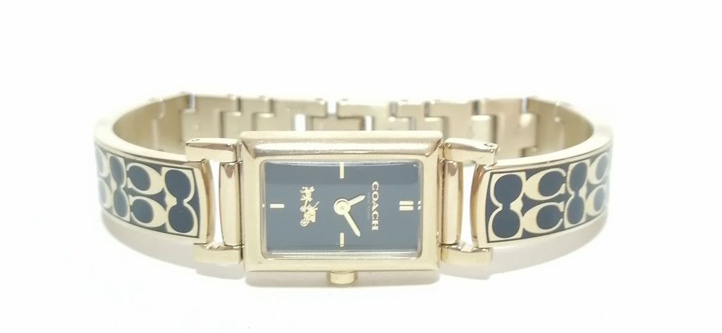 Coach Gold Monogram Bracelet Watch
