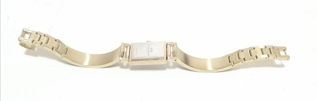 Coach Gold Monogram Bracelet Watch