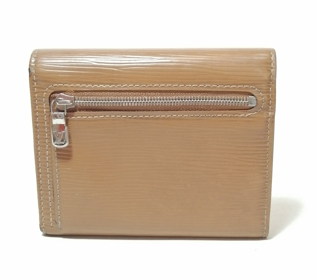 Louis Vuitton Brown Leather Bi-fold Wallet