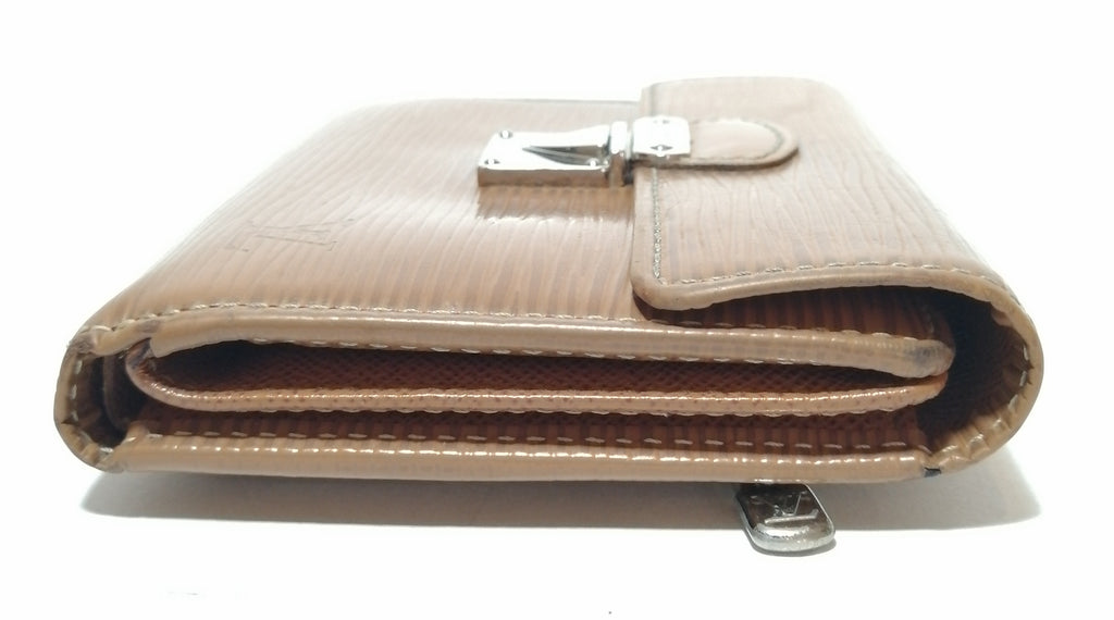 Louis Vuitton Brown Leather Bi-fold Wallet