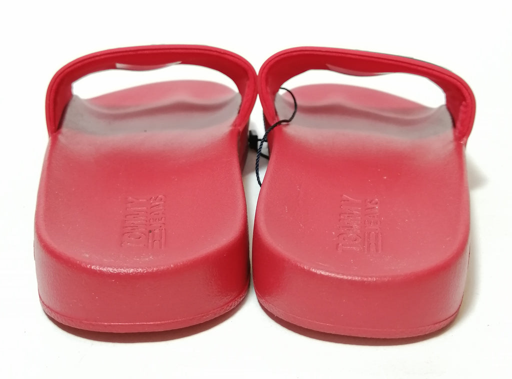 Tommy Hilfiger Red Slides 