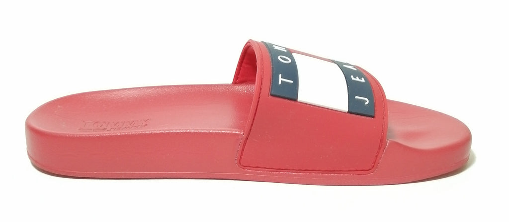 Tommy Hilfiger Red Slides 