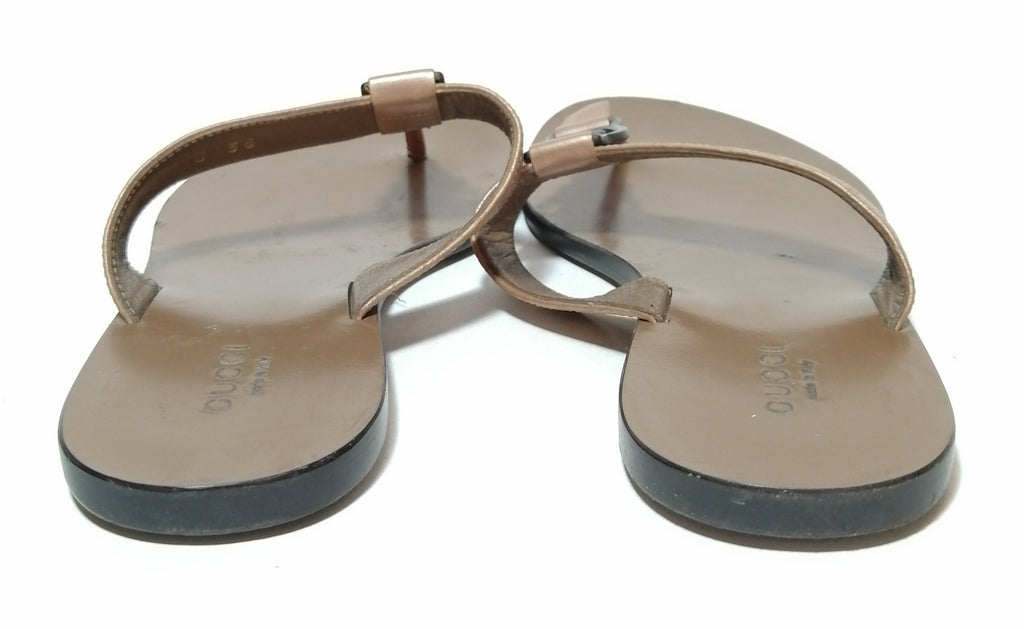 Gucci Monogram Thong Sandals 