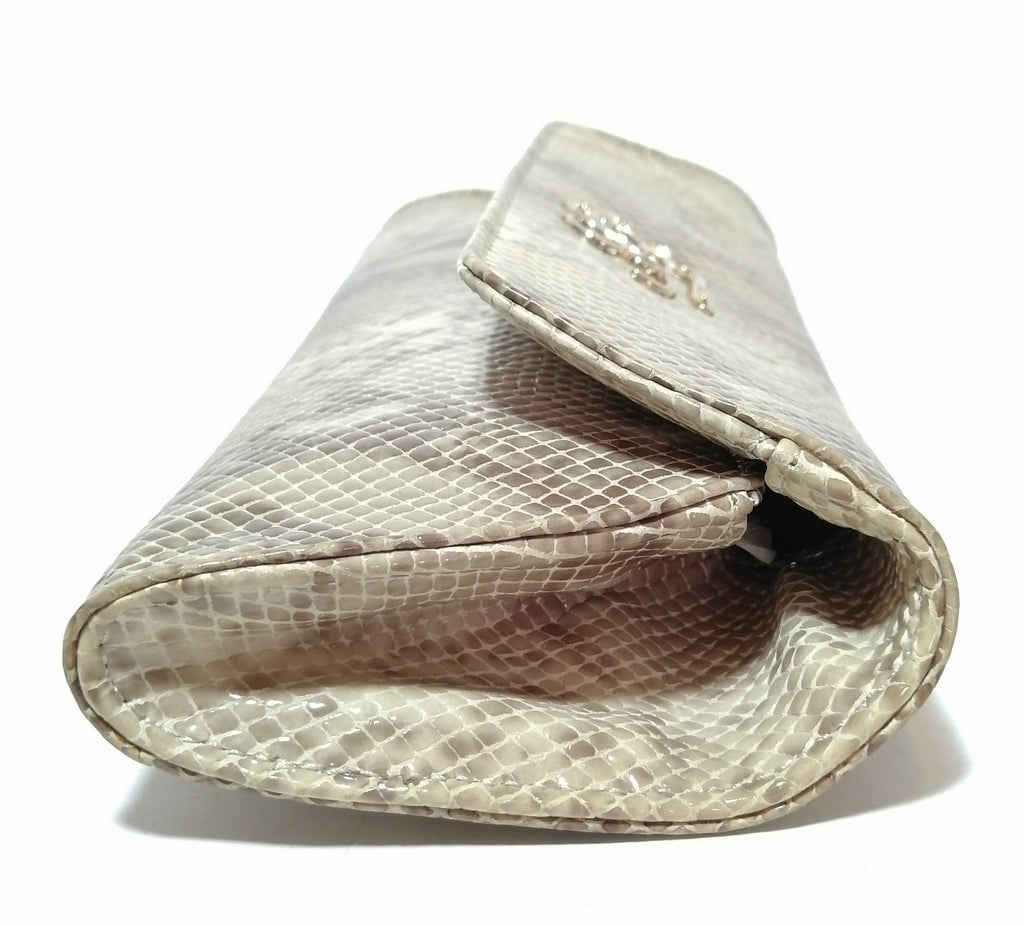 Ted Baker Snakeskin Print Clutch 