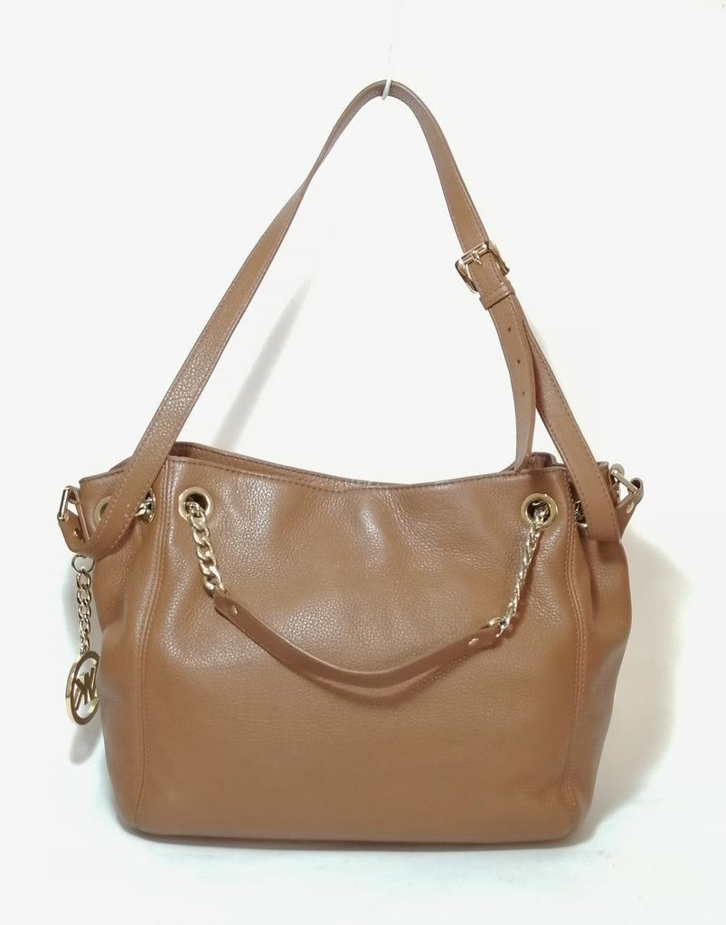 Michael Kors Brown Leather Shoulder Bag