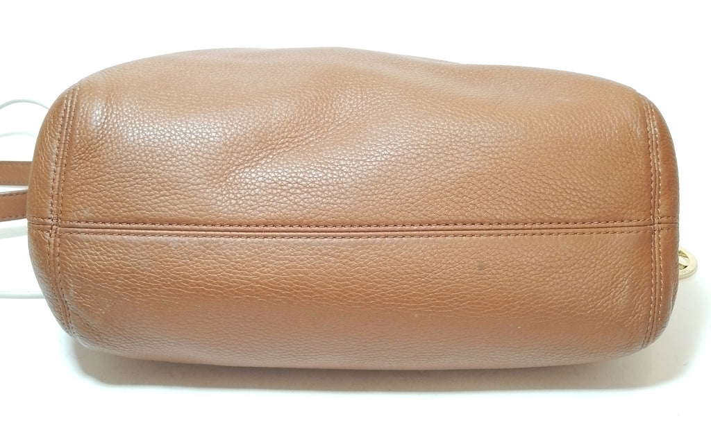 Michael Kors Brown Leather Shoulder Bag 