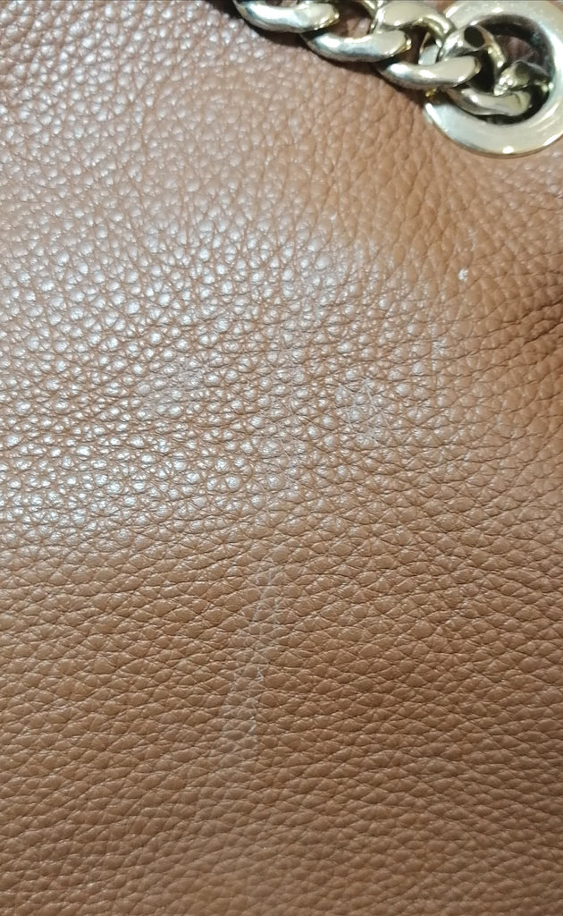 Michael Kors Brown Leather Shoulder Bag 