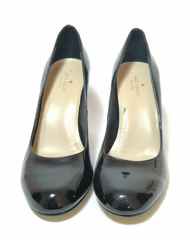 Kate Spade Black Patent Leather Block Heels | Gently Used | | Secret Stash