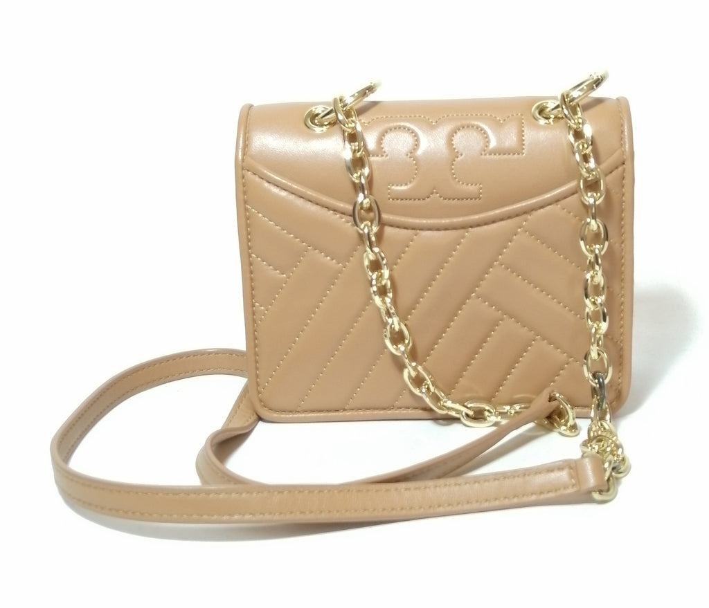 Tory Burch Tan Fleming Mini Cross Body Bag