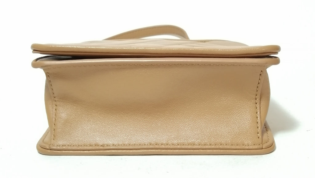 Tory Burch Tan Fleming Mini Cross Body Bag