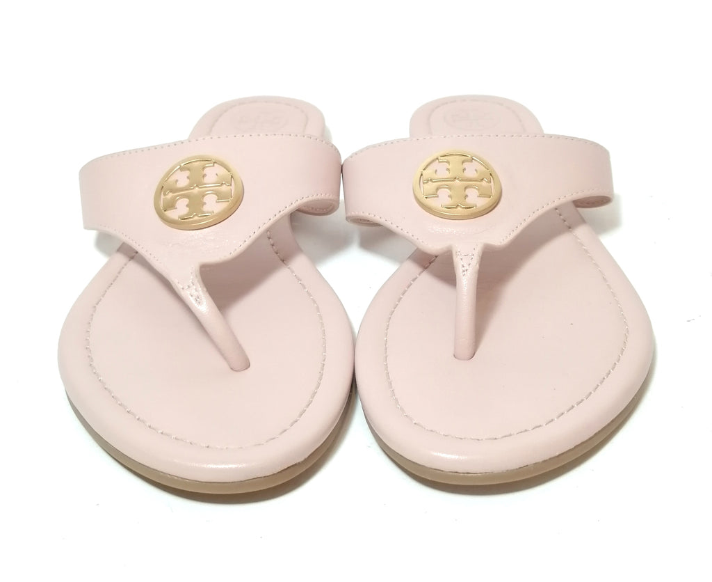 Tory Burch Baby Pink Logo Sandals 