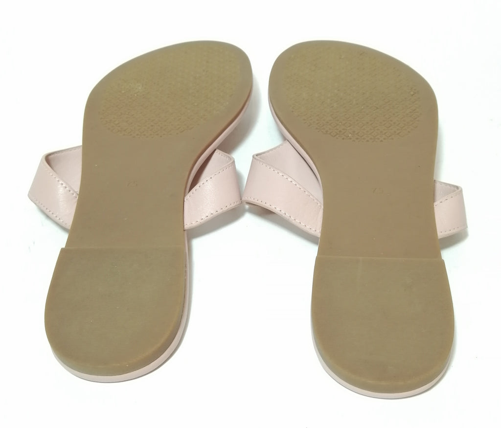 Tory Burch Baby Pink Logo Sandals 