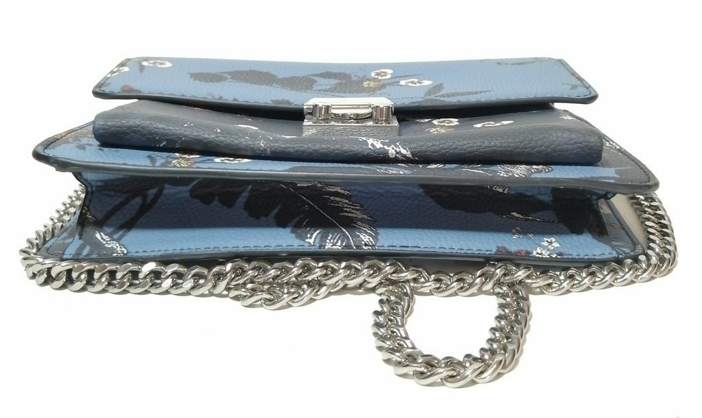 Mango Blue Printed Cross Body Bag