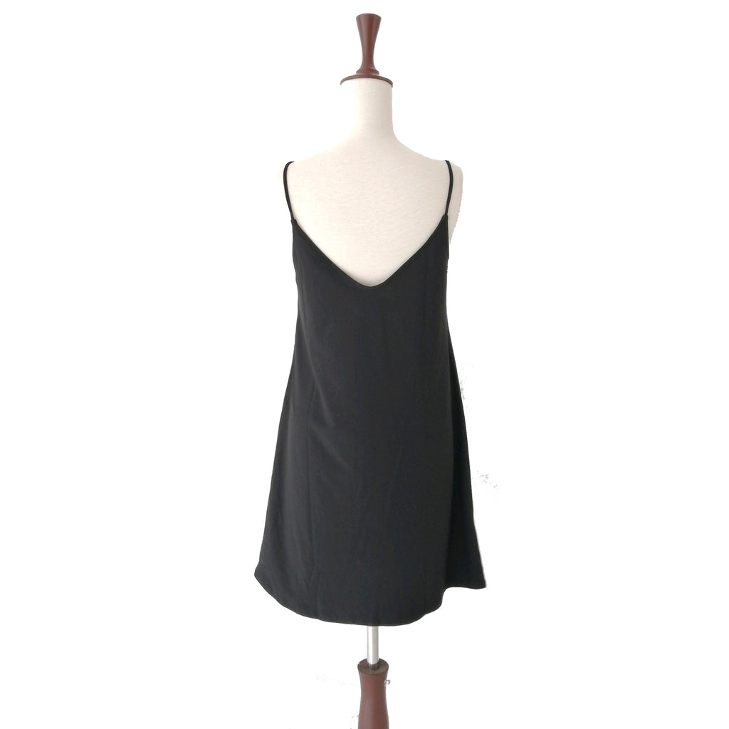 Mango Black Slip Dress