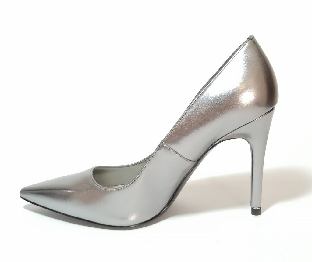 Charles & Keith Steel Silver Pumps