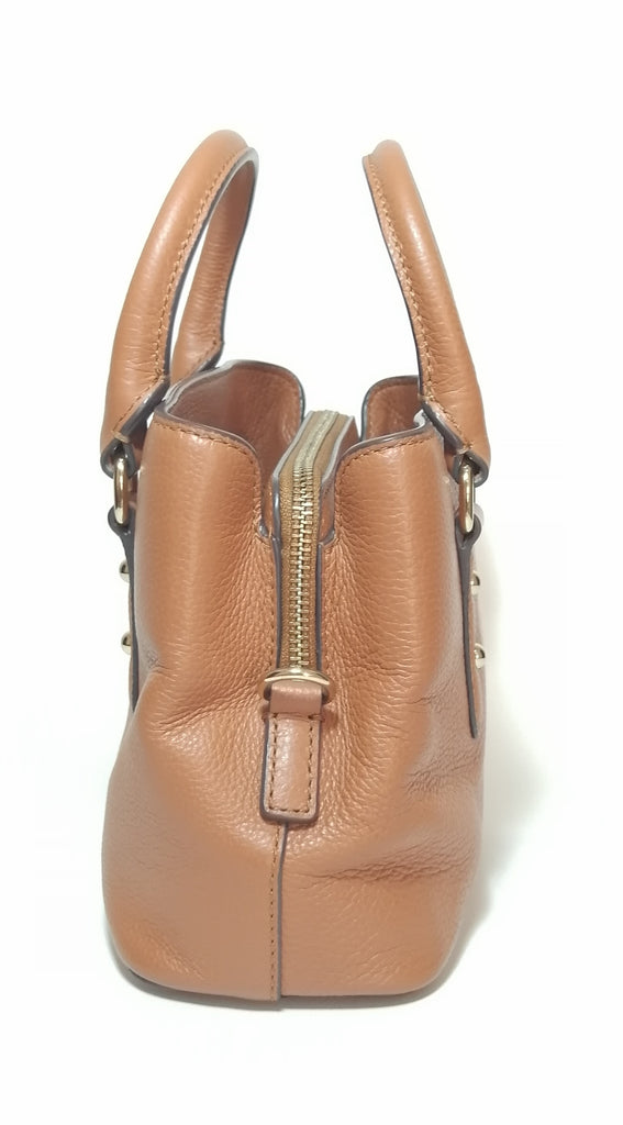 Kate Spade Small Tan 'Evangelie Larchmont Avenue' Satchel | Gently Use ...