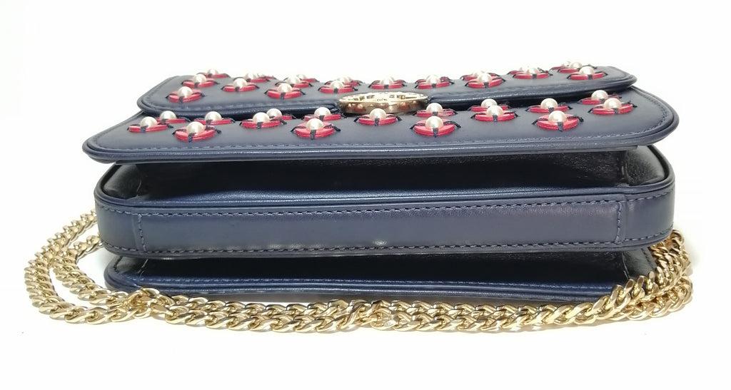 Tory Burch Duet Embellished Convertible Chain Shoulder Bag