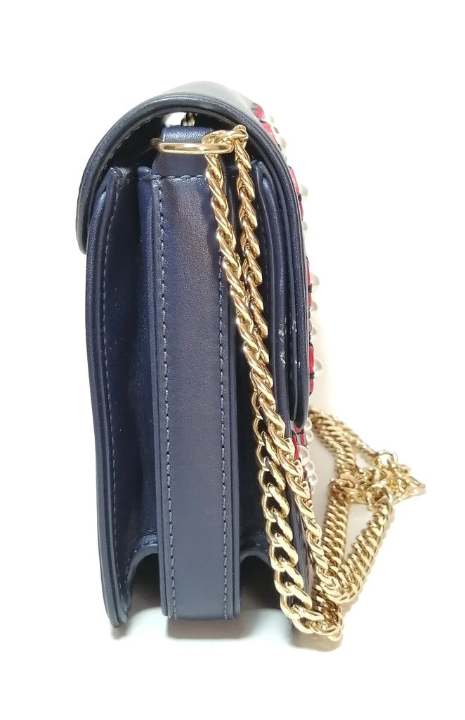Tory Burch Duet Embellished Convertible Chain Shoulder Bag