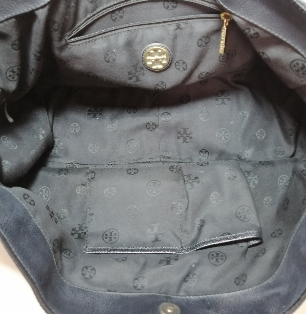 Tory Burch Black Robinson Tote