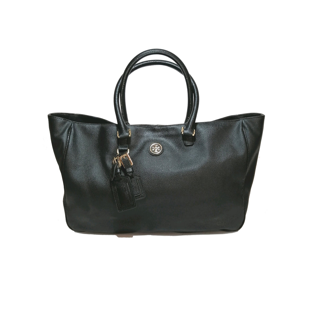 Tory Burch Black Robinson Tote