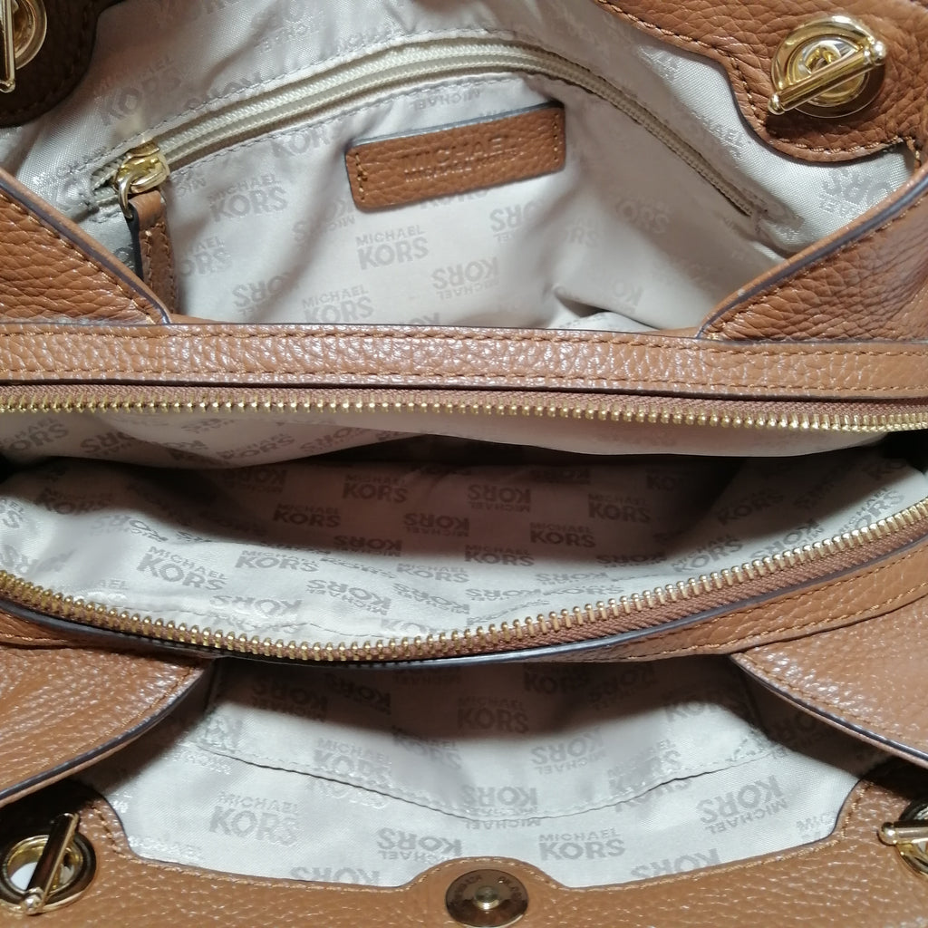 Michael Kors Tan Leather Shoulder Bag 