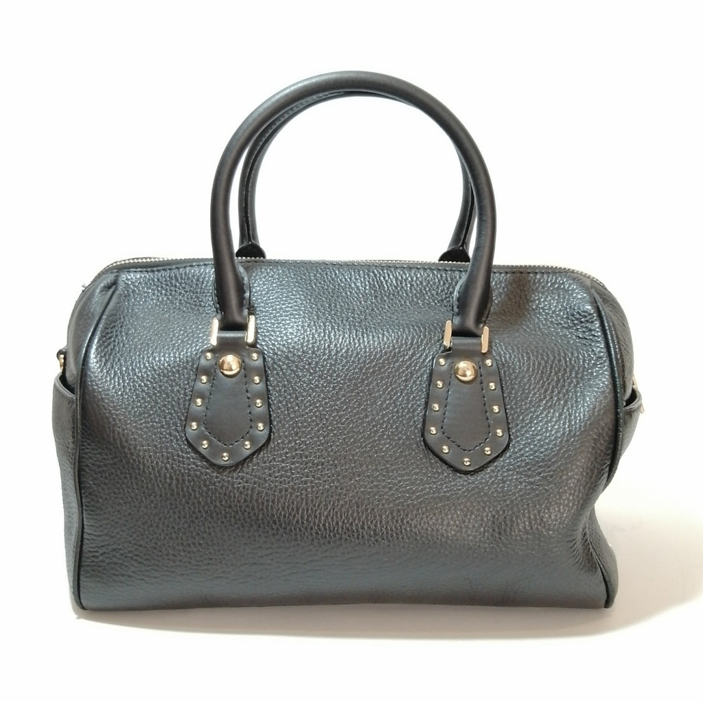 Michael Kors Black Pebbled Leather Satchel