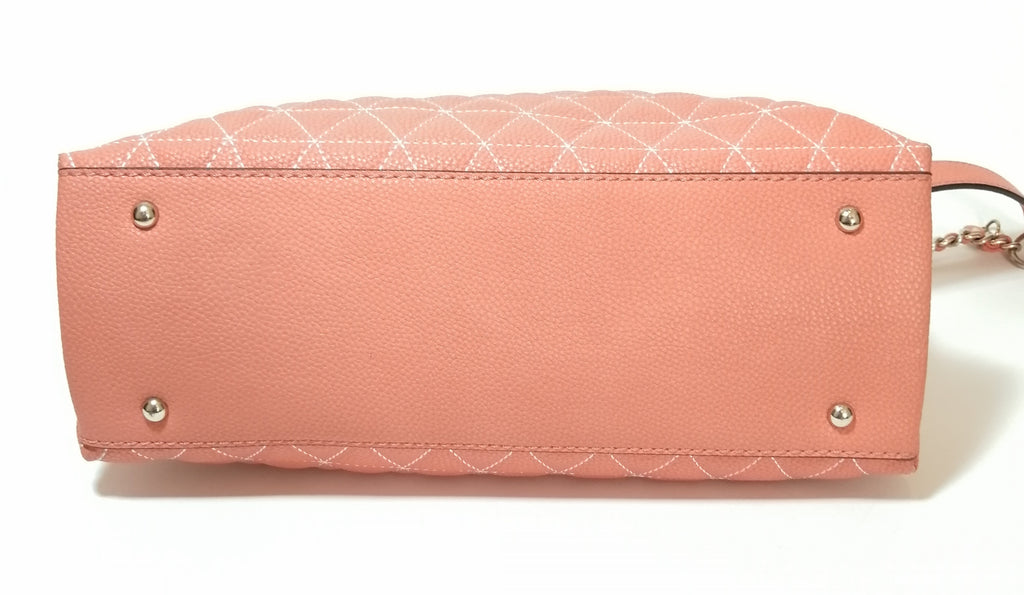 Guess Orange Quilted Shoulder Bag 