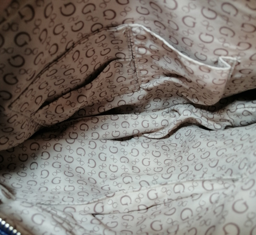 Guess Navy Satchel 