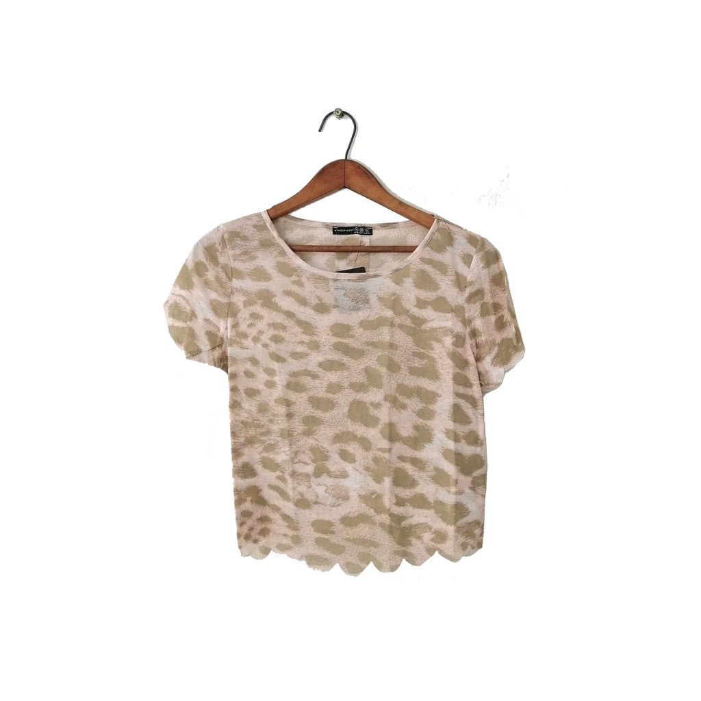 Atmosphere Peach Camouflage Tee | Brand New |