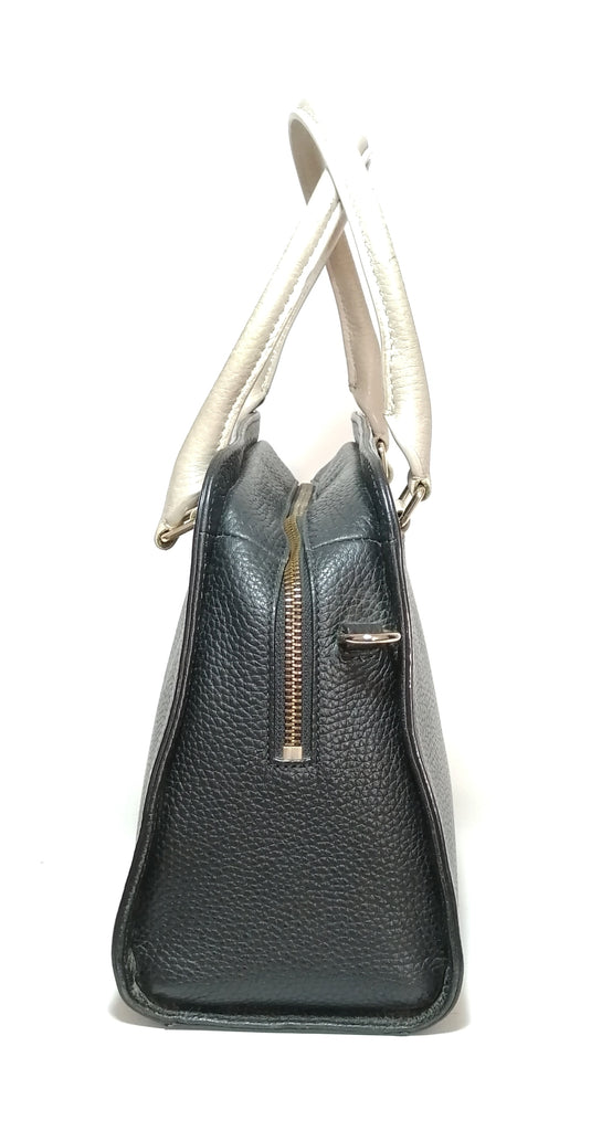 Kate Spade Black & Cream Satchel 