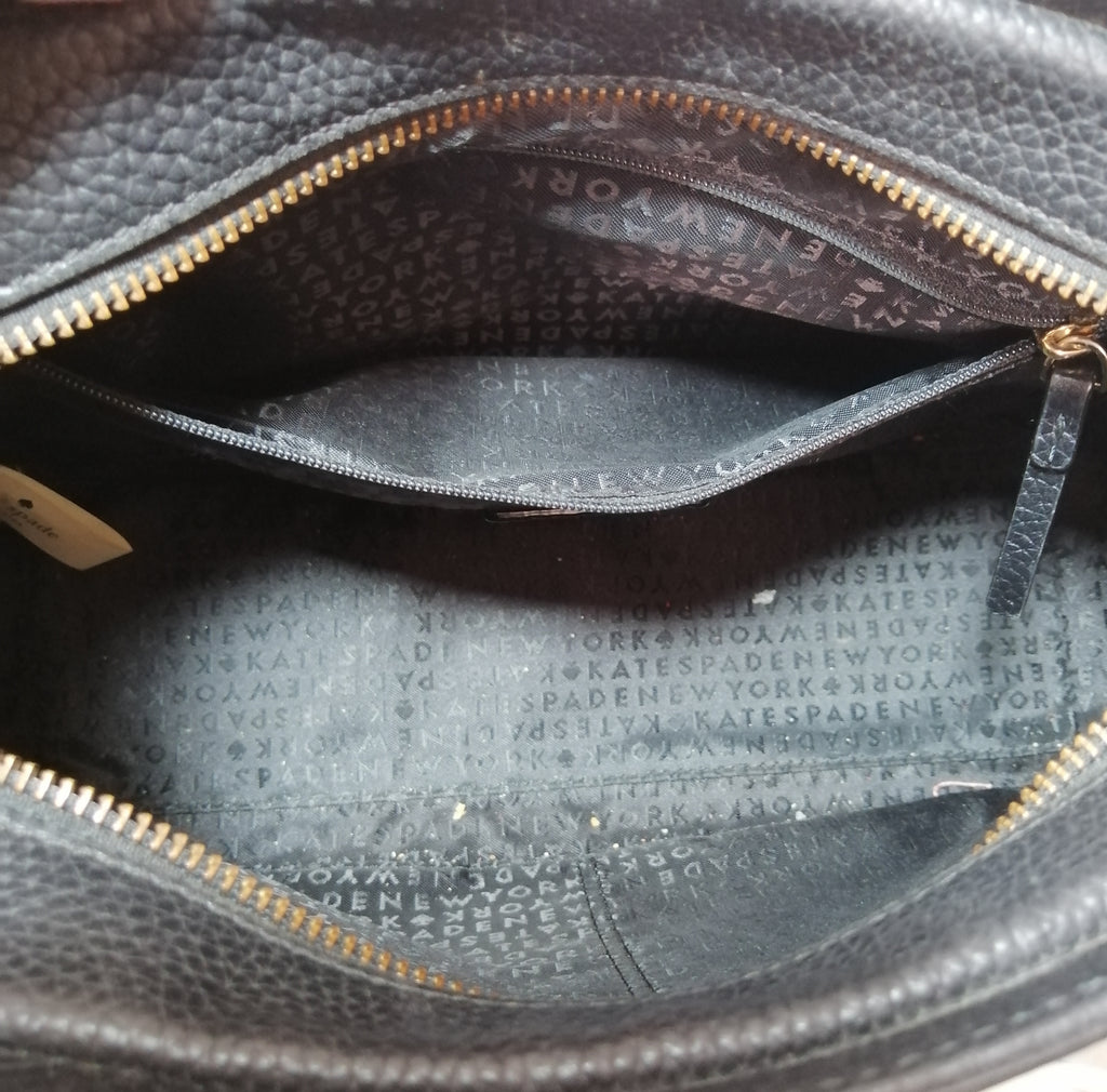 Kate Spade Black & Cream Satchel 