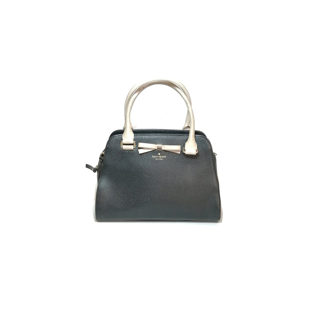 Kate Spade Black & Cream Satchel 