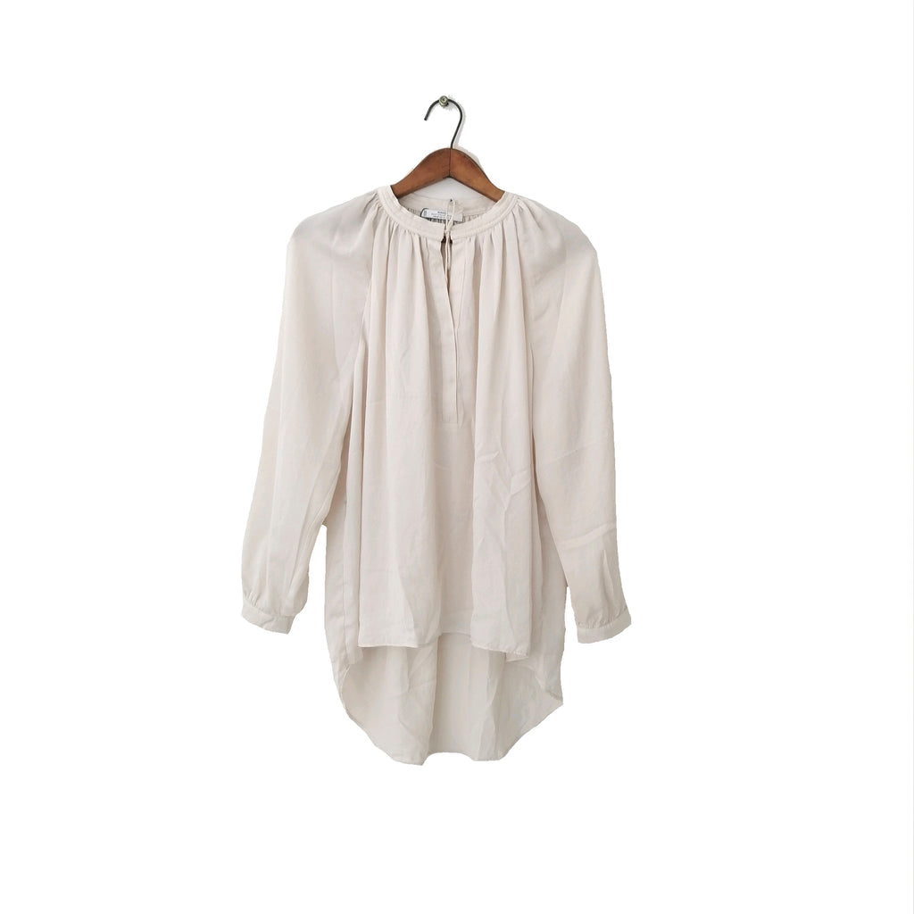 Mango MNG Suit Collection Off White Blouse