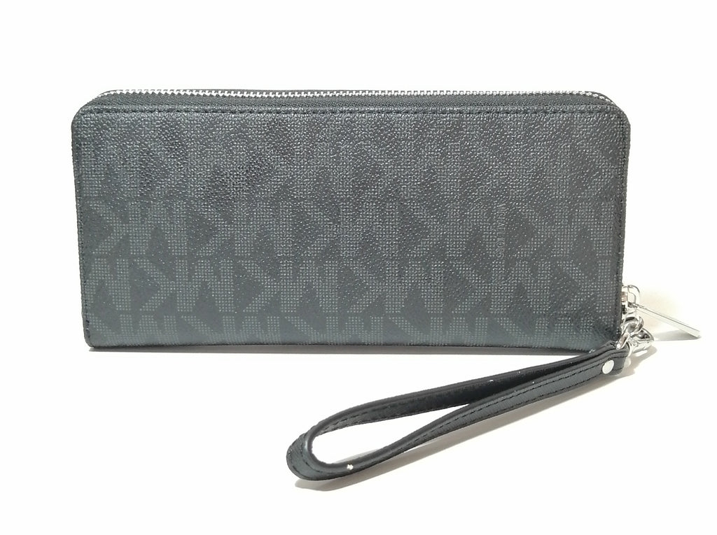 Michael Kors Black Jet Set Travel Continental Wristlet