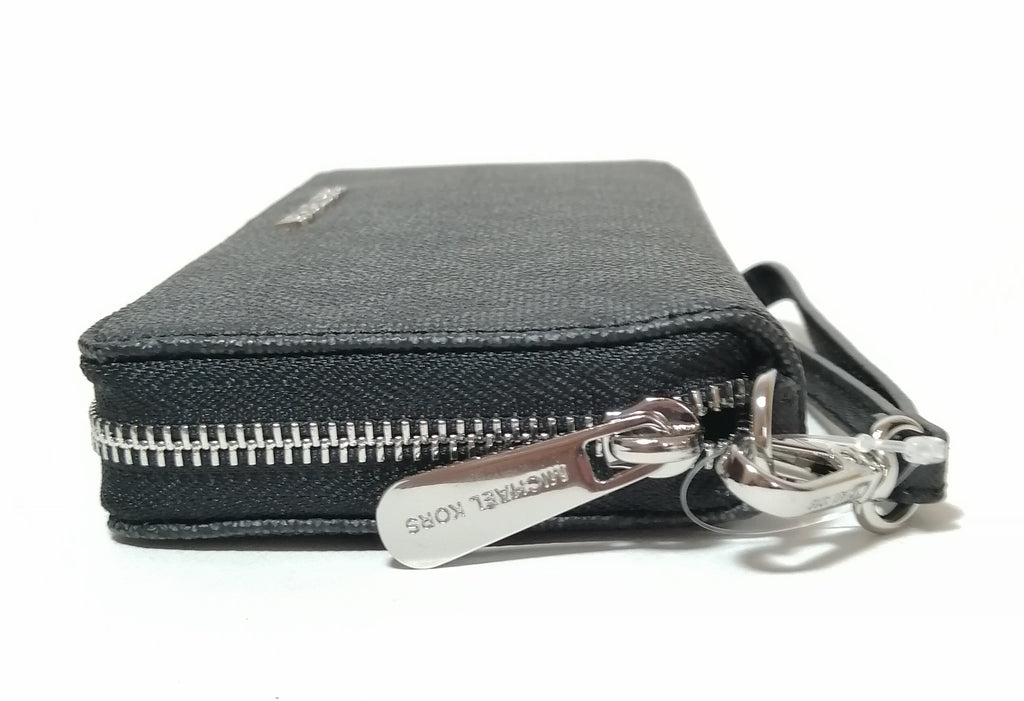 Michael Kors Black Jet Set Travel Continental Wristlet
