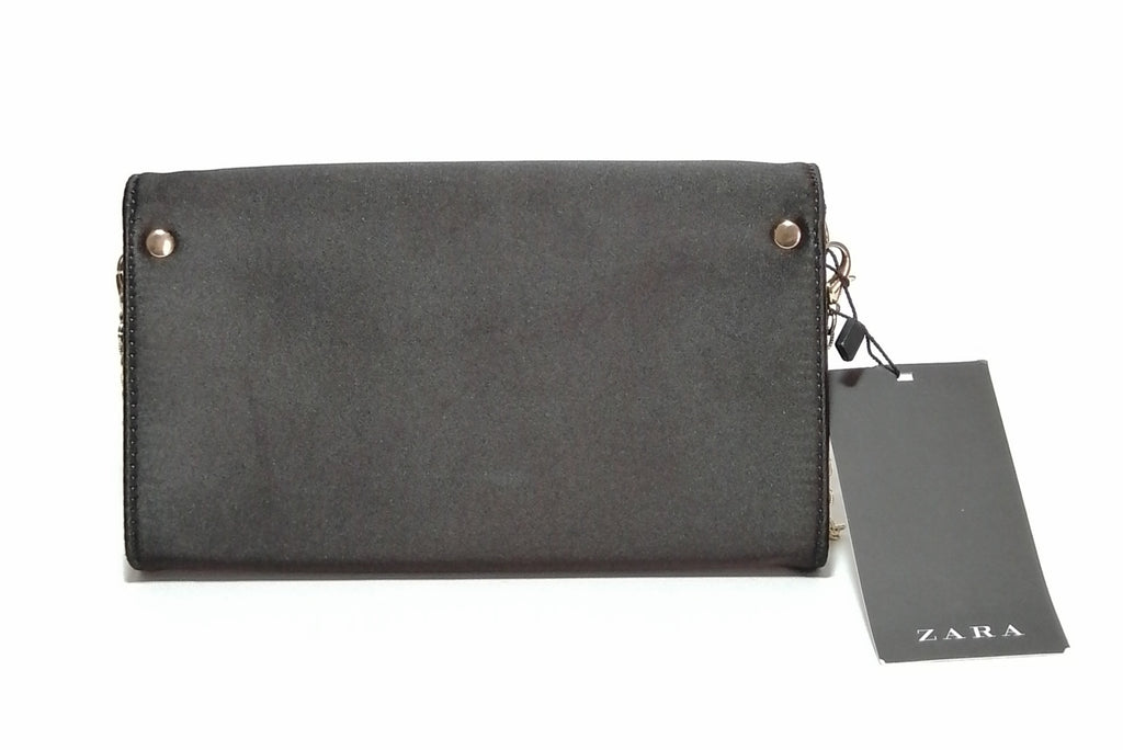 ZARA Black Pineapple Crossbody Bag