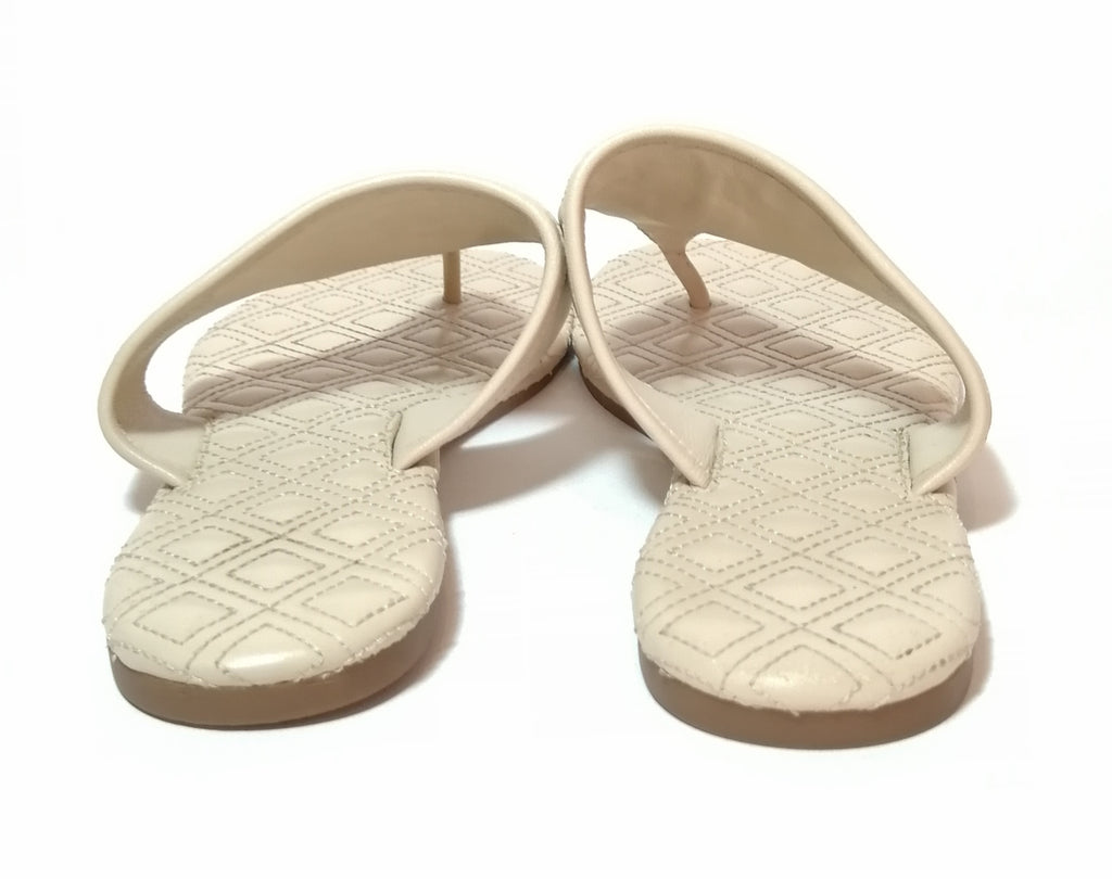 Tory Burch Cream Leather 'Fleming' Sandals | Gently Used |